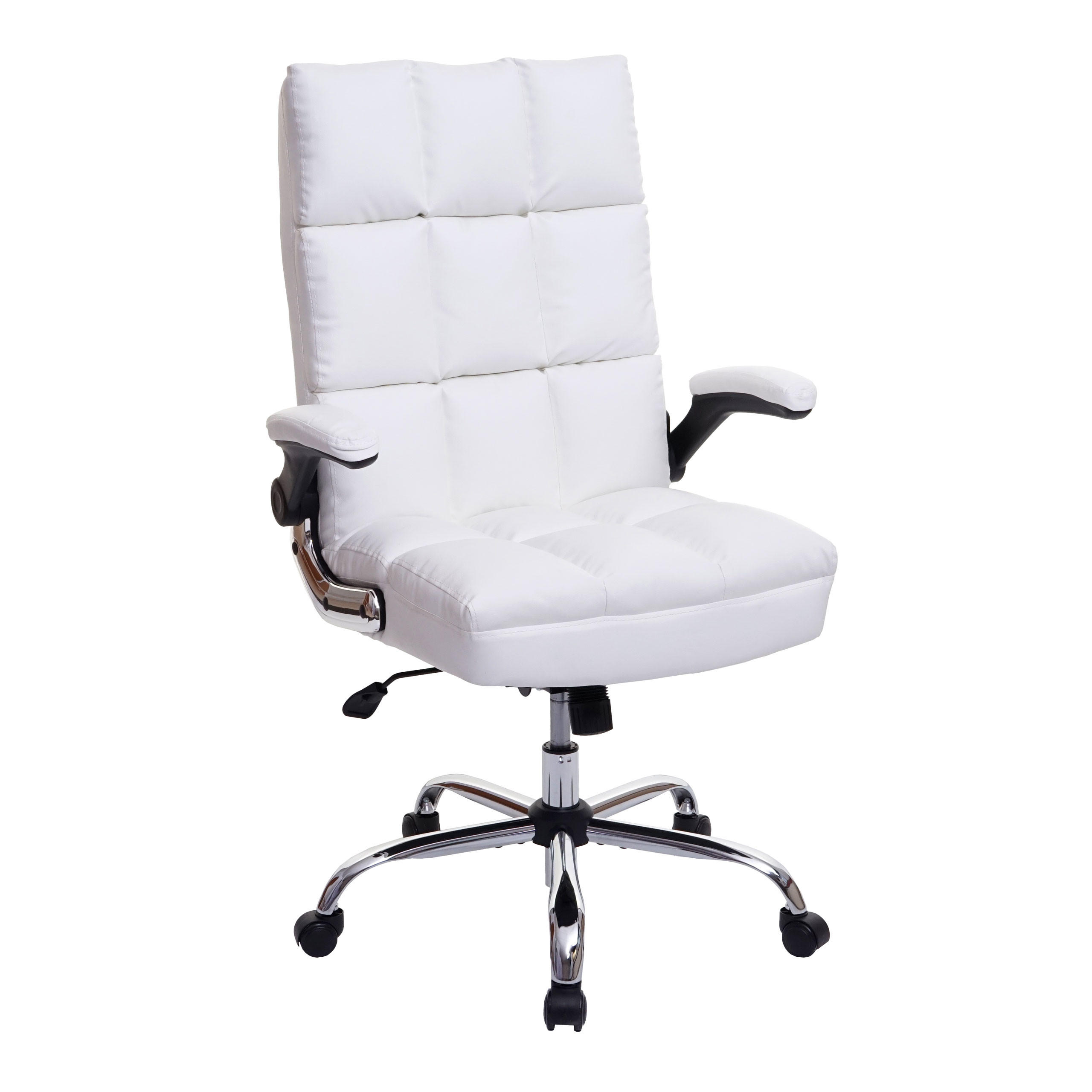 BÜROSTUHL Weiß - Weiß, Textil (73/120/72cm) - MCW