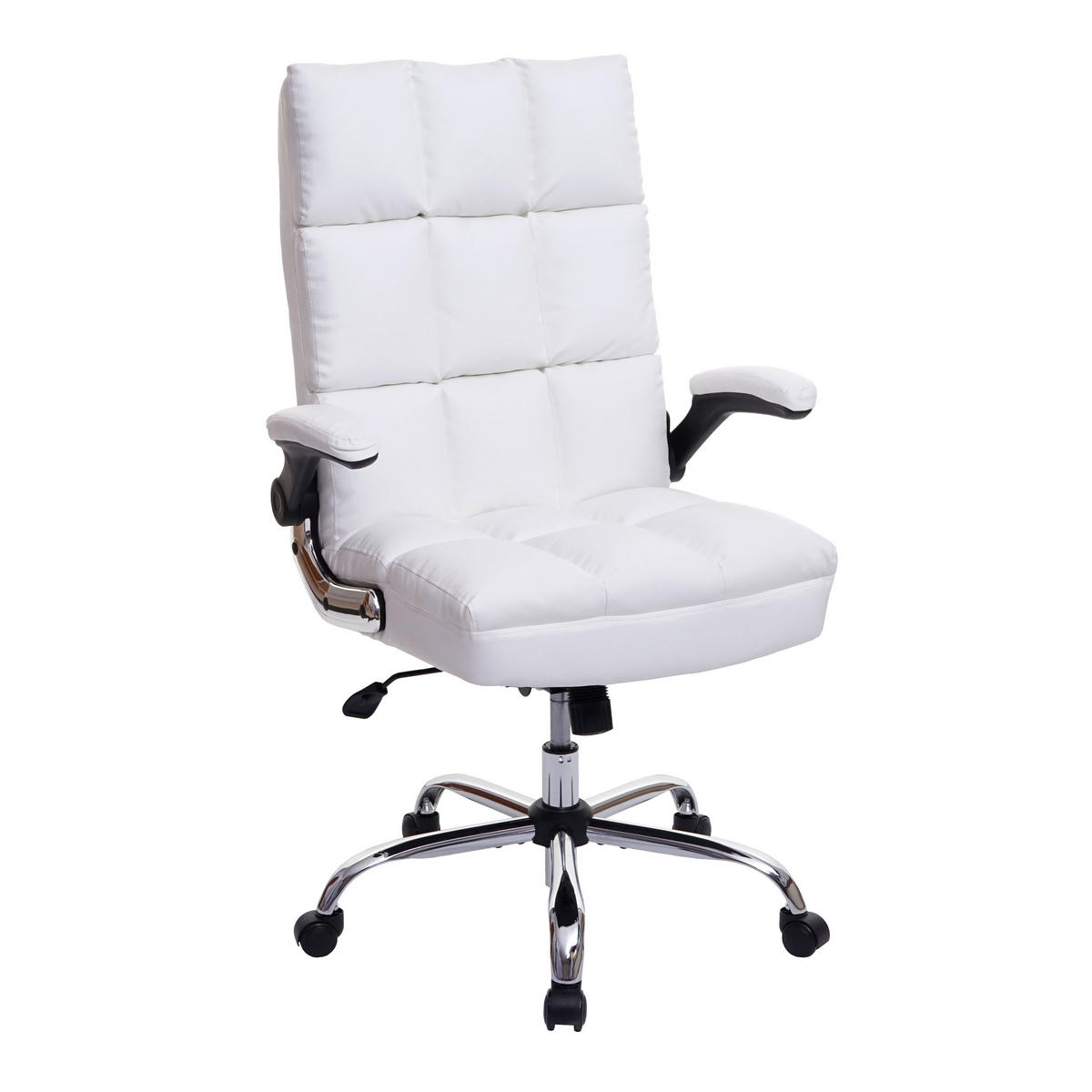 BÜROSTUHL Weiß - Weiß, Textil (73/120/72cm) - MCW