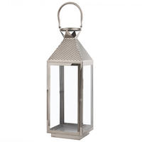 FELINAR oțel inoxidabil 55 cm argintiu Bali - argintiu, metal (18/55/18cm) - Beliani