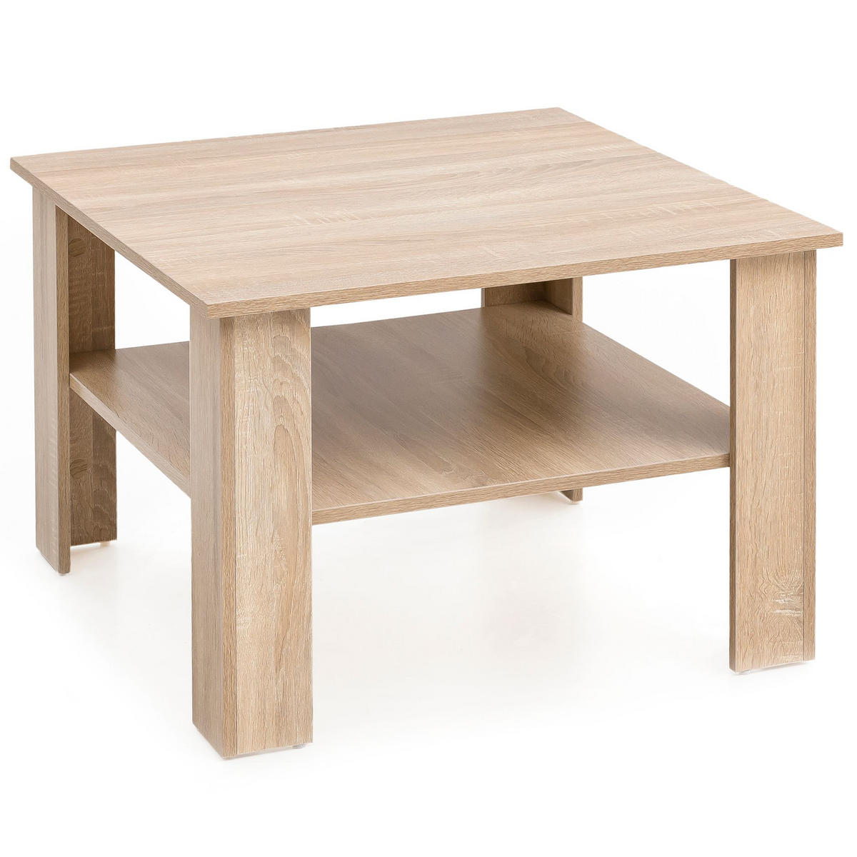 COUCHTISCH NOEMI Wohnzimmertisch - Sonoma Eiche, Holzwerkstoff (60/60/42cm) - tinkaro