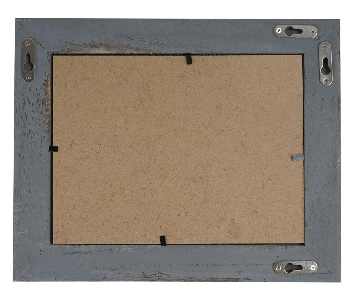 BILDERRAHMEN SHABBY-LOOK rechteckig Grau - Grau, Holz (26/21/1cm) - MCW