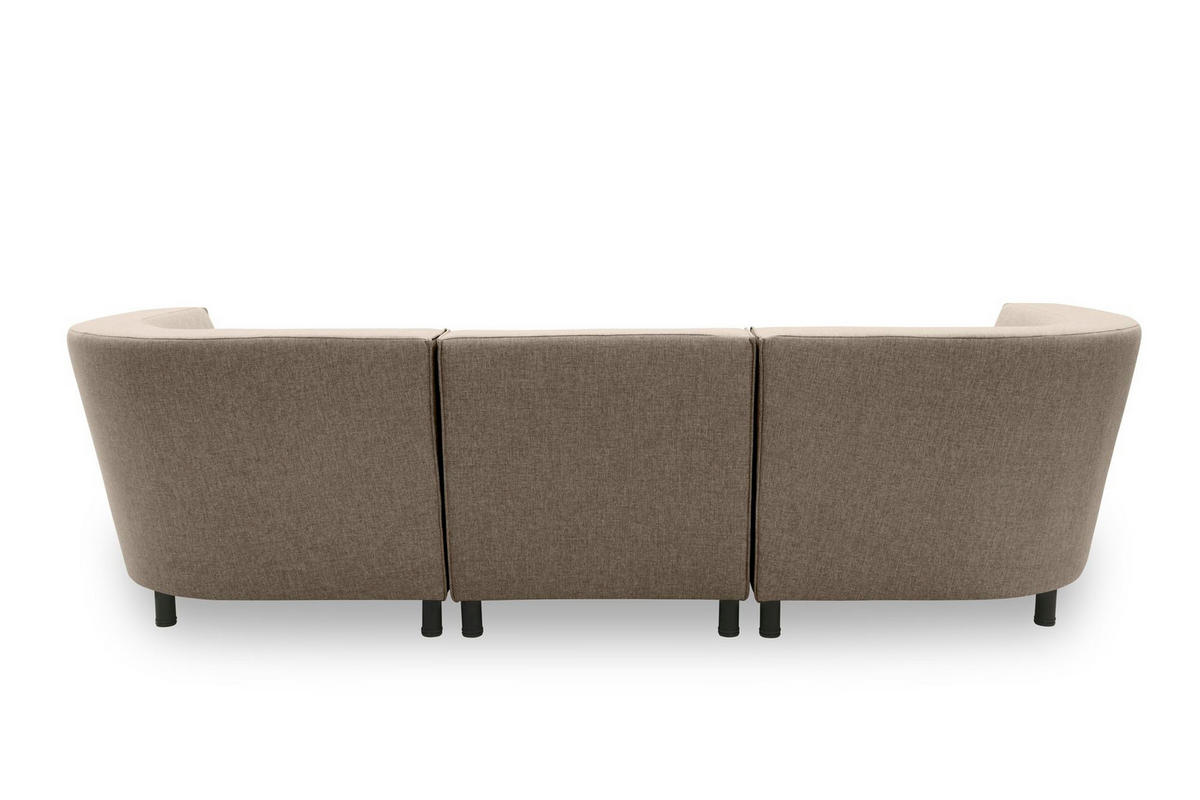 GARTENLOUNGE-SOFA 3-Sitzer Brandie 279x77x103 mit Outdoorbezug braun - Braun, Kunststoff (279/77/103cm) - 58aufmkessel
