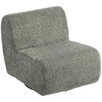 FÅTÖLJ Chenille Grå - Svart/Grå, Textil/Metall (70/70/90cm) - HOMCOM