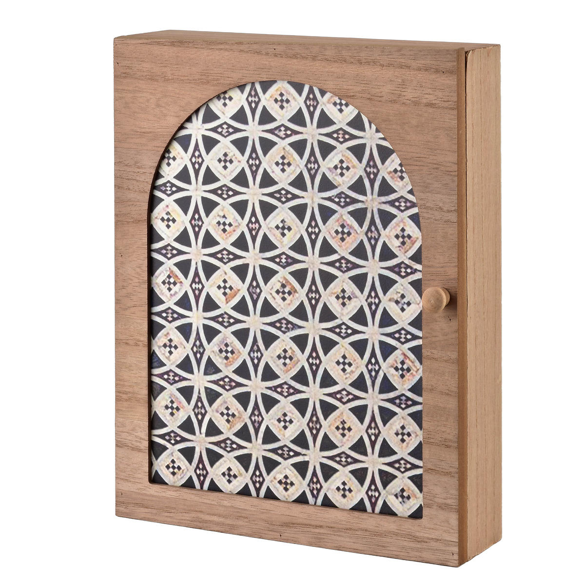 SCHLÜSSELKASTEN Stacy Braun 26x20x5,5 cm Holz - Braun, Holz (5.5/20/26cm) - Mondex