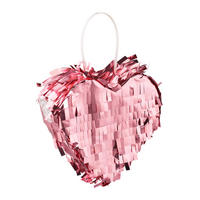 MINI Pinata - Rosa, Papier/Wellpappe (13.5/13/5.5cm) - Relaxdays