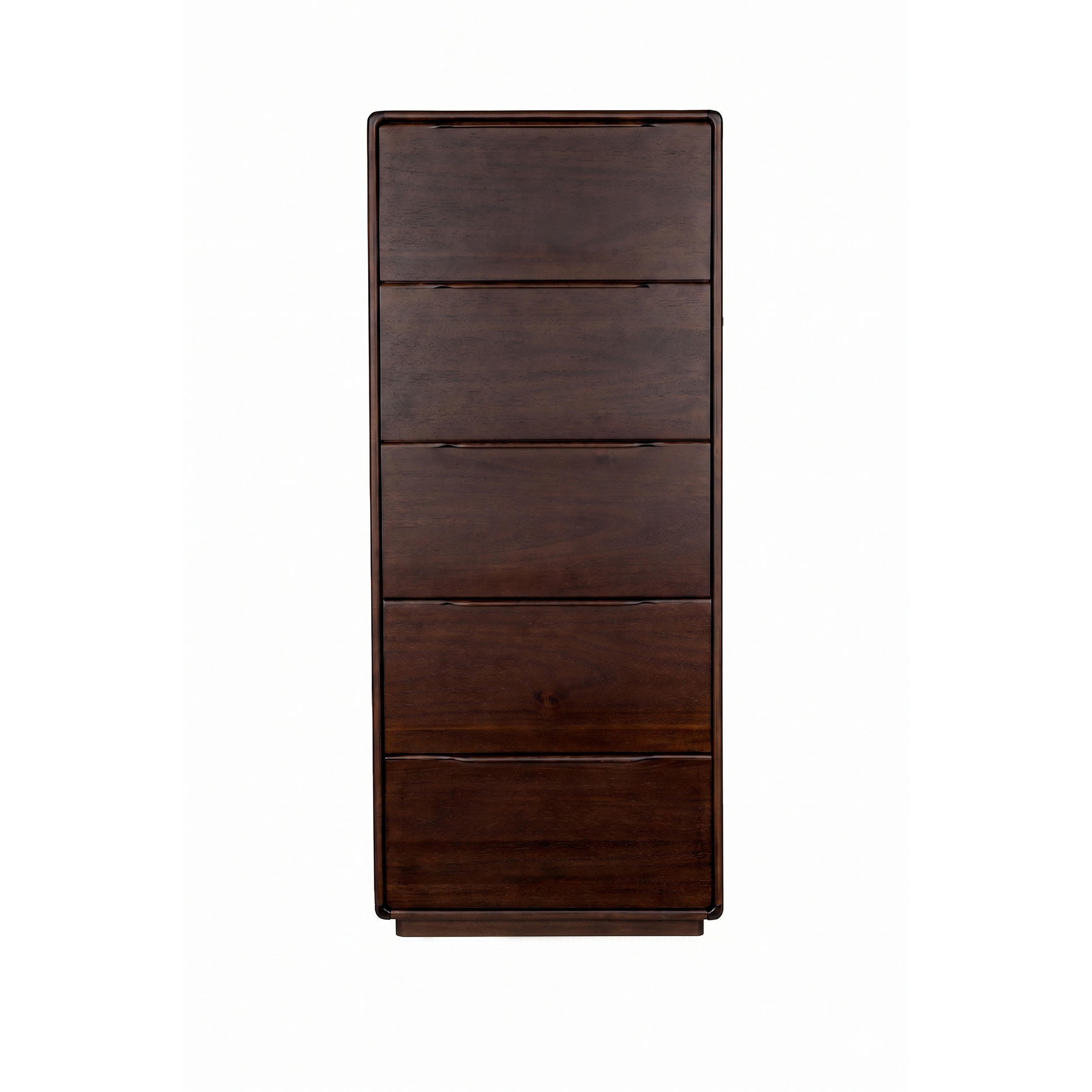 KOMMODE Elroy Niedrig Walnussfarbe - Braun, Holz (65/155/45cm) - Dutchbone