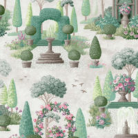 VLIESTAPETE Naunton Folly Fern Green - Grün, Papier/Kunststoff (52/1000cm) - Graham & Brown