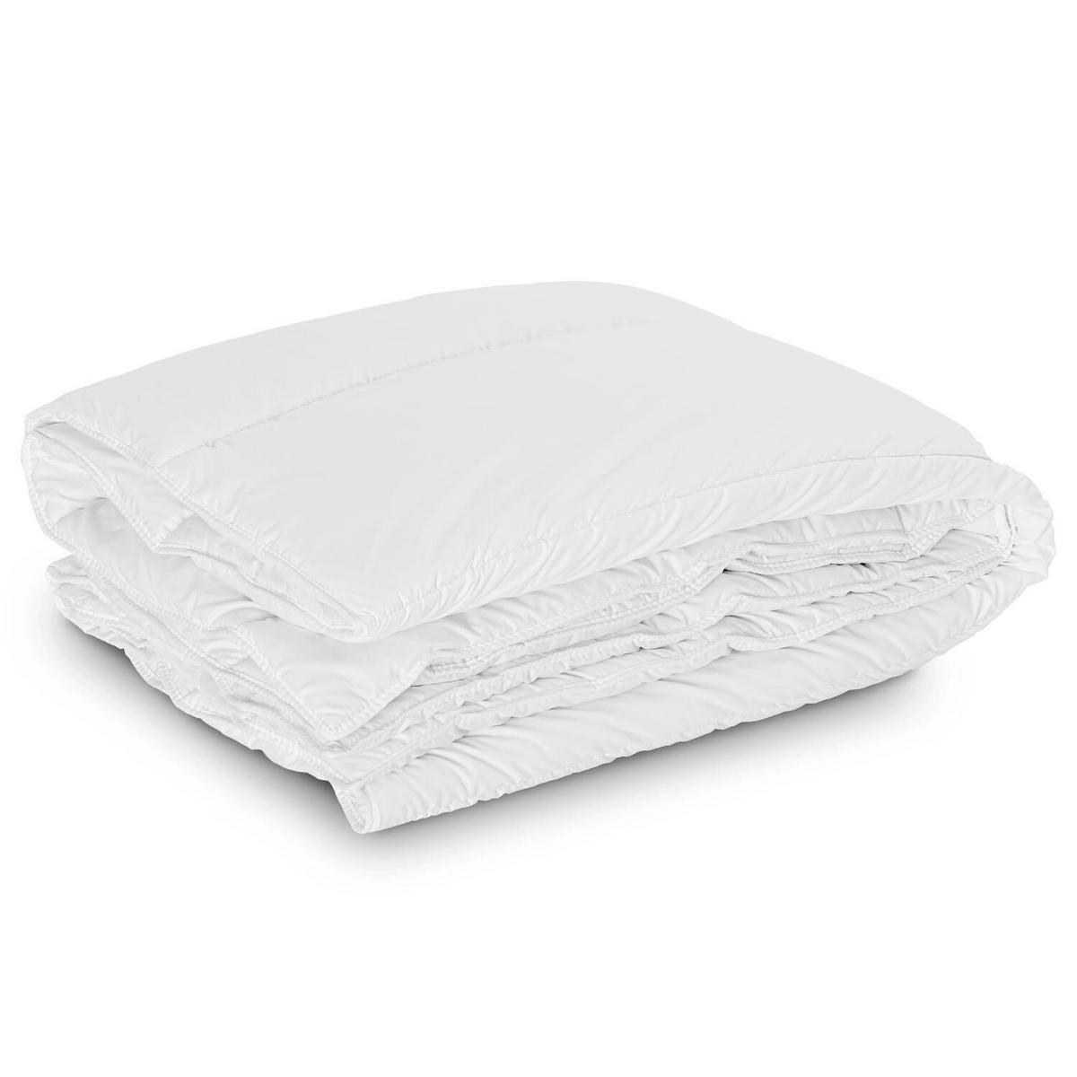 BETTDECKE Basic 155x220 cm - Weiß, Textil (155/220cm) - CloudComfort