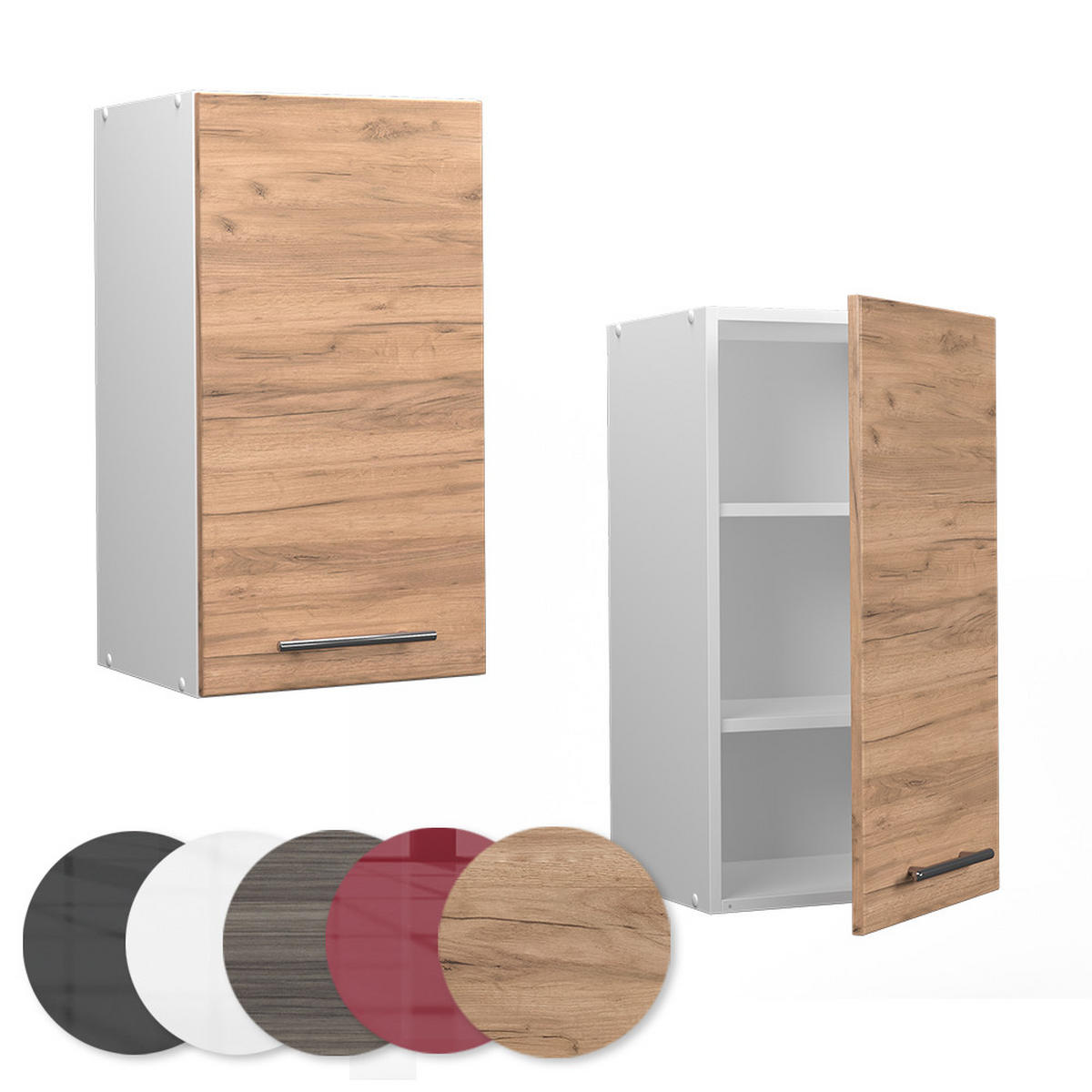 HÄNGESCHRANK Fame-Line Goldkraft Eiche 40 cm - Honigeiche/Eiche Wotan, Holzwerkstoff (40/72/34.1cm) - Vicco