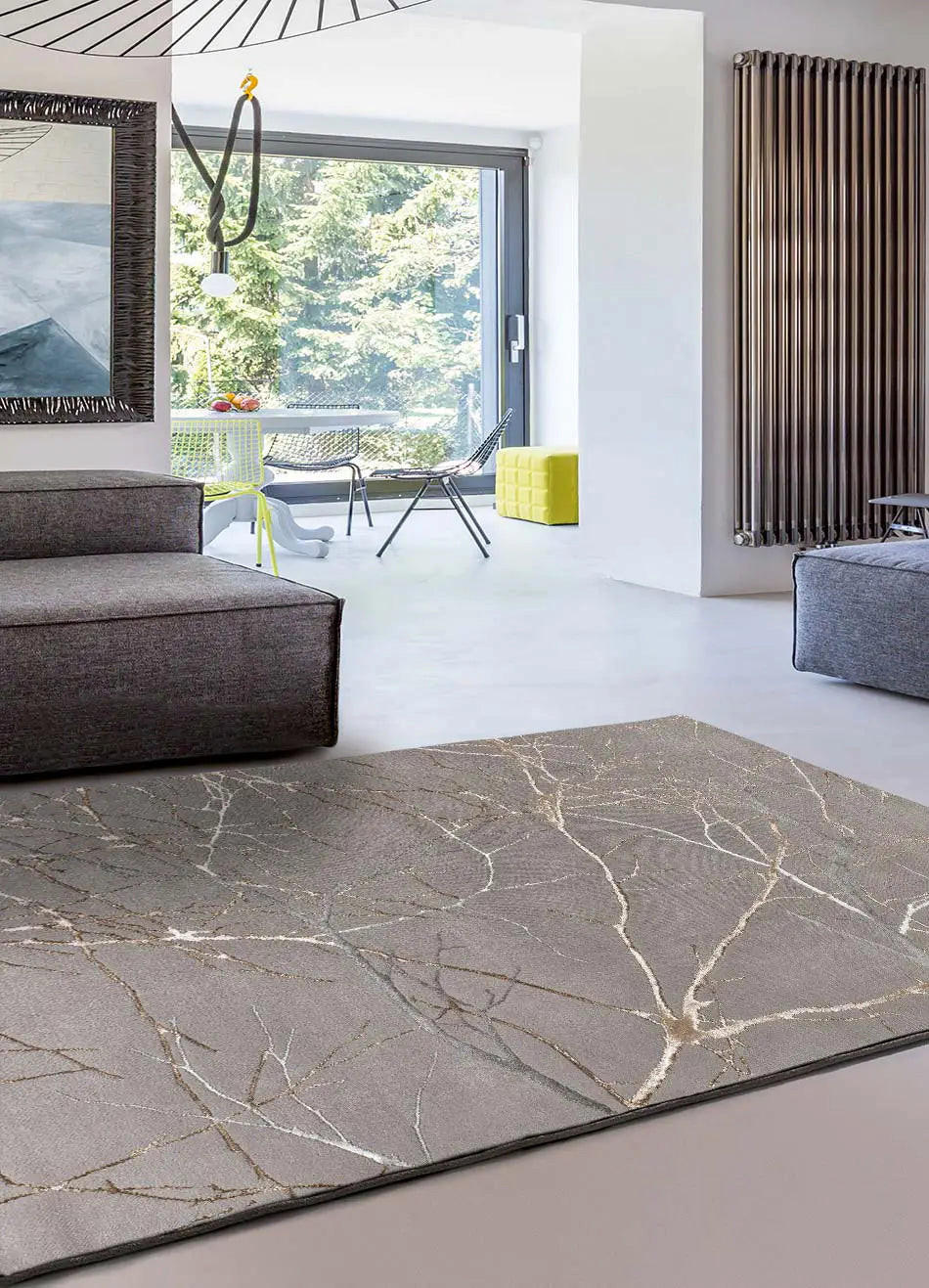 WEBTEPPICH Grau Creation 200/290 cm - Grau, Naturmaterialien/Textil (200/290cm) - Atticgo