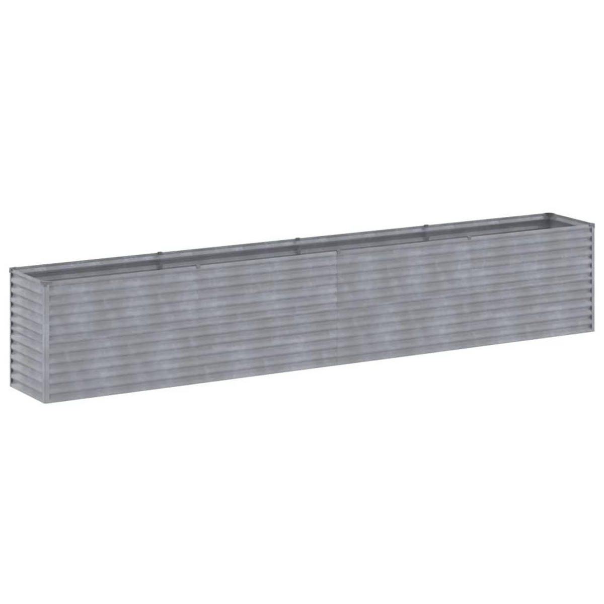 HOCHBEET aus Cortenstahl AKSEL | unten offen | 385x50x69cm - Braun, Metall (385/69/50cm) - DELUKE