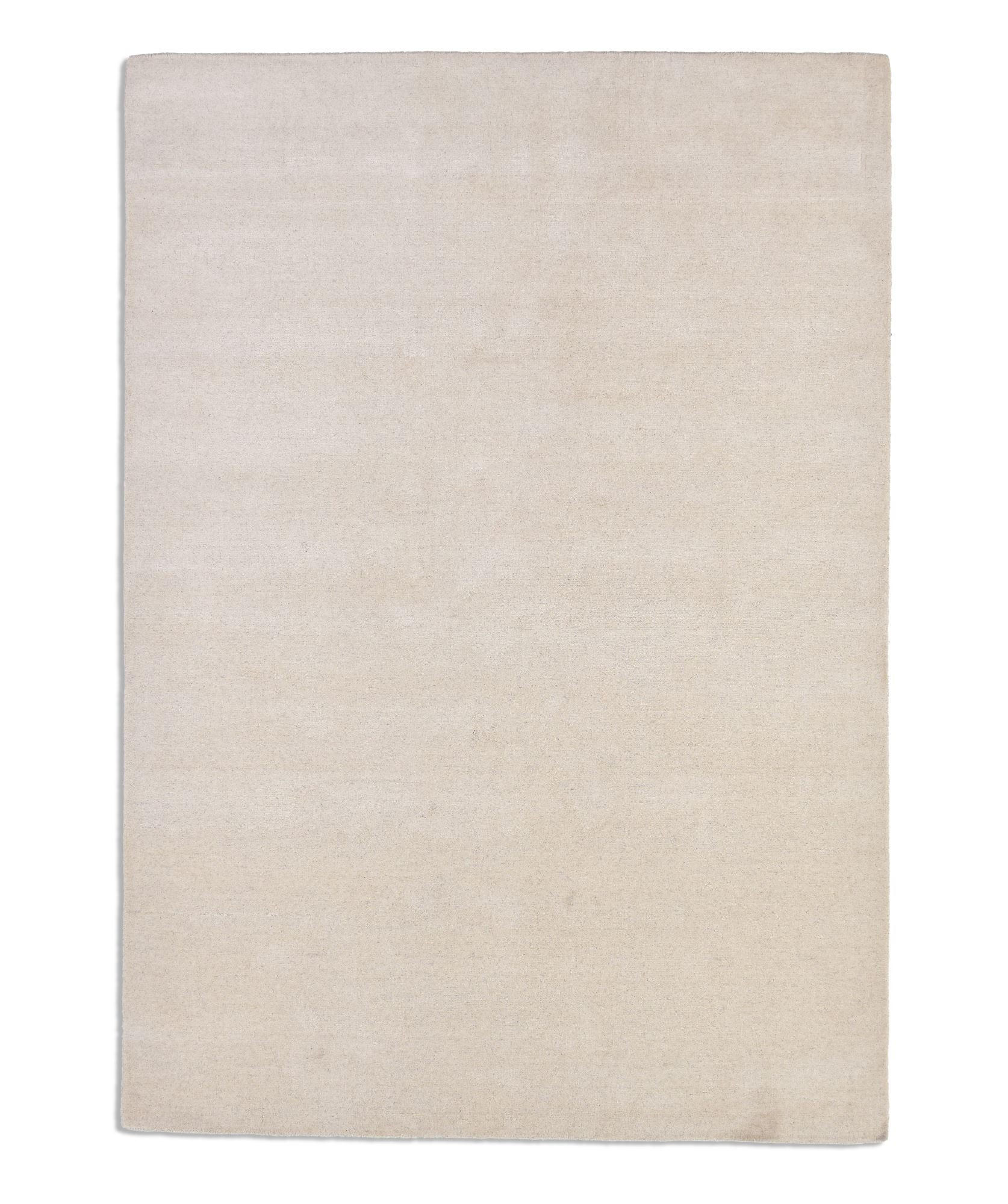 Rug and Roll Webteppich Creme 60x90 cm