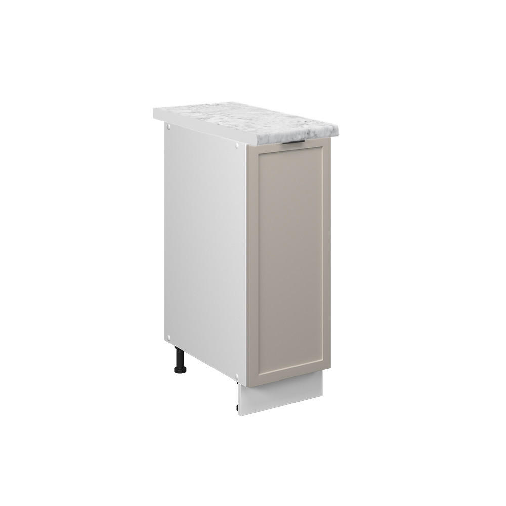 APOTEKARSKÅP Fame-Line Gråbeige 30 cm , AP Marble Grå, Vit 82/30/60 cm
