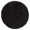 HOCHFLOR-TEPPICH Shaggy Pulpy 100 Schwarz 160 cm Rund - Schwarz, Textil (160/160cm) - carpet city