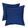 OUTDOOR-KISSEN 2er-Set dunkelblau 45/45 cm - Dunkelblau, Textil (45/45cm) - Homescapes