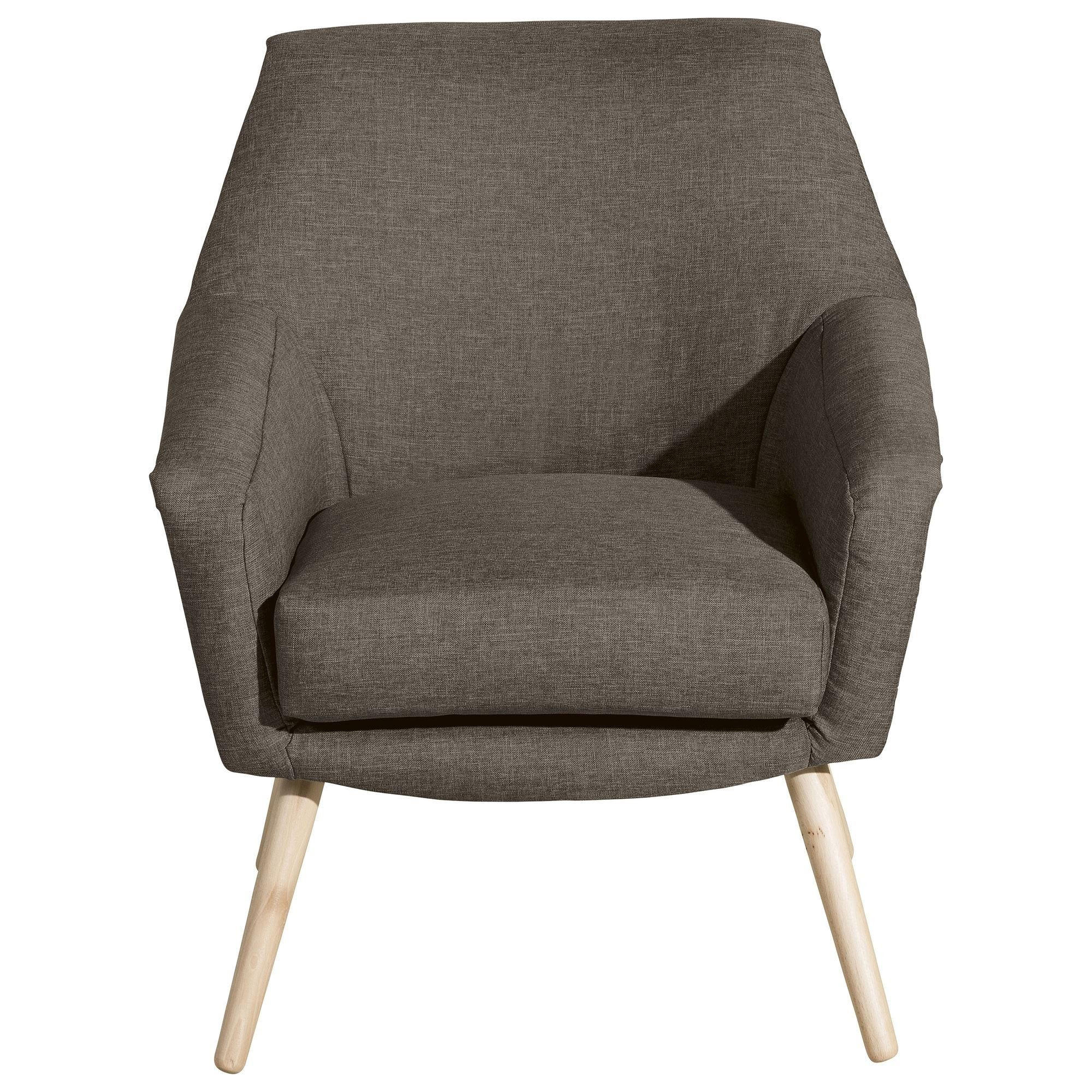 SESSEL Kachka Bezug Flachgewebe Buche natur / sahara - Gelb, Kunststoff (67/81/71cm) - 58aufmkessel