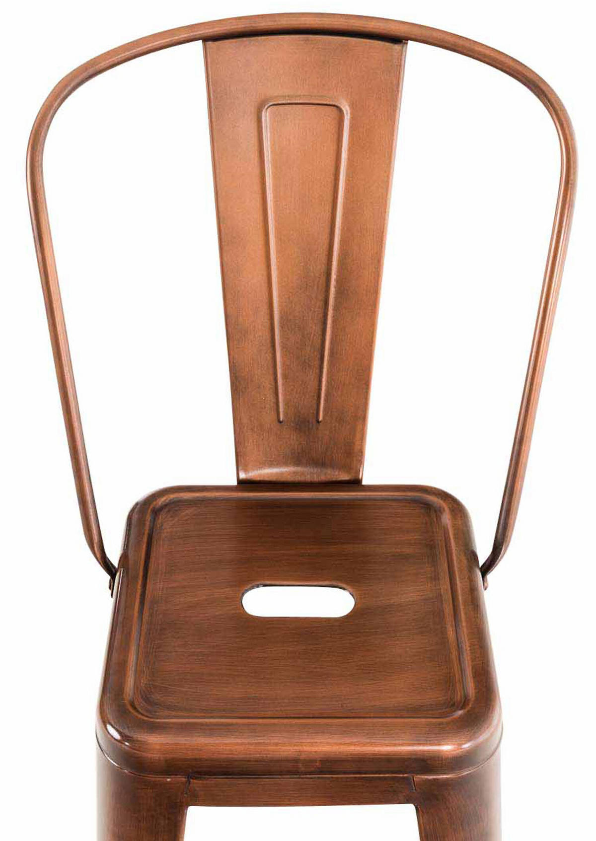 BARHOCKER Adnan, 4er Set, Kupfer - Braun, Metall (44/100/52cm) - TPFLiving