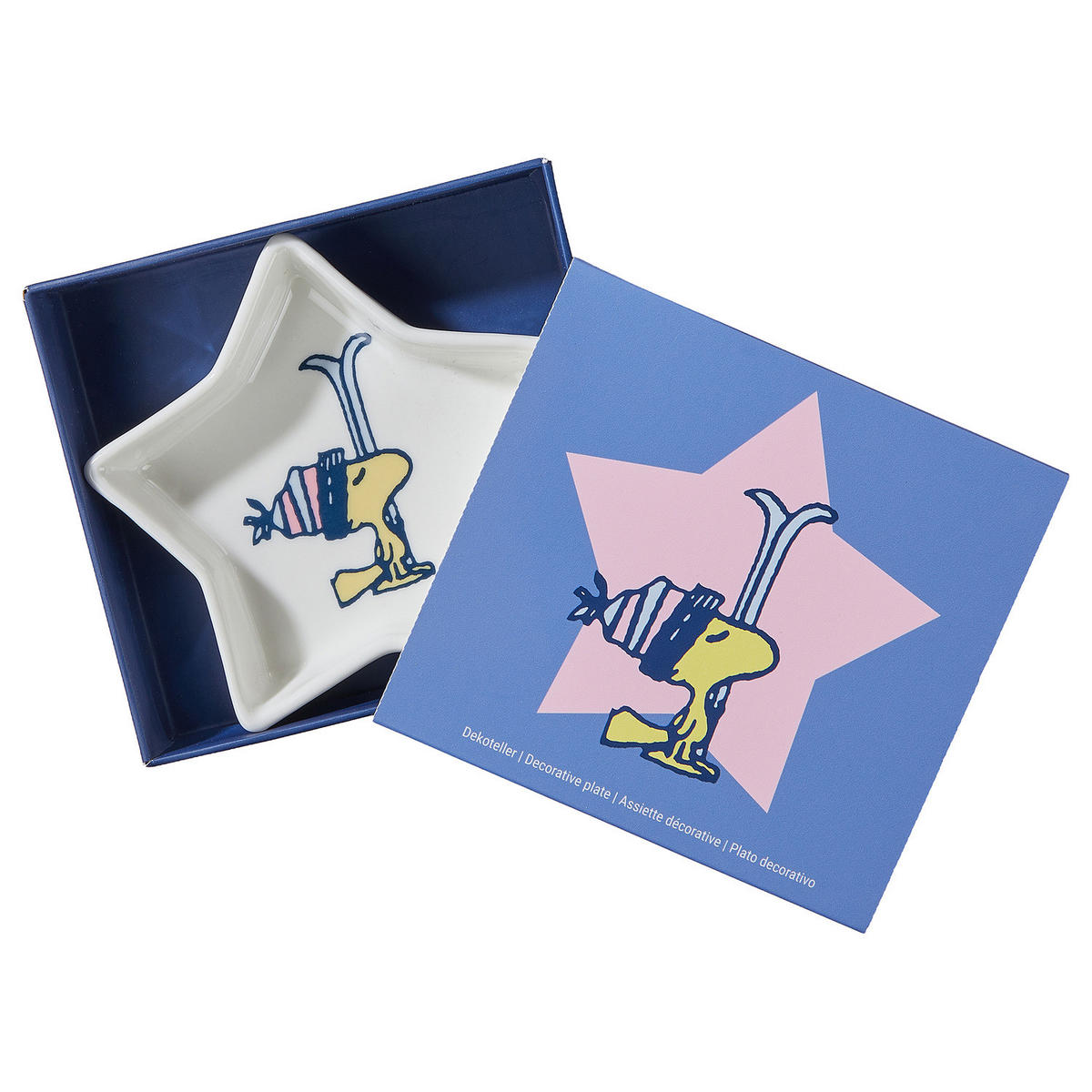 DEKOTELLER Peanuts Snoopy mit Mütze - Weiß, Keramik (2cm) - Butlers