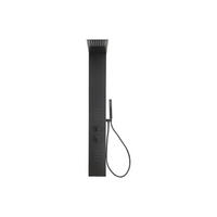 DUSCHSÄULE - 20 cm x 54 cm - metall - schwarz Zazia - Schwarz, Metall (20/140/54cm) - Vente-Unique
