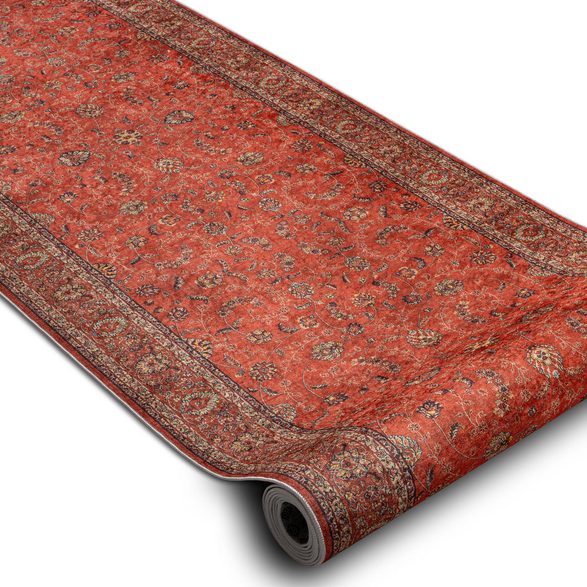 LÄUFER Antirutsch LOTUS 80/160 cm - Rot, Textil (80/160cm) - rugsX
