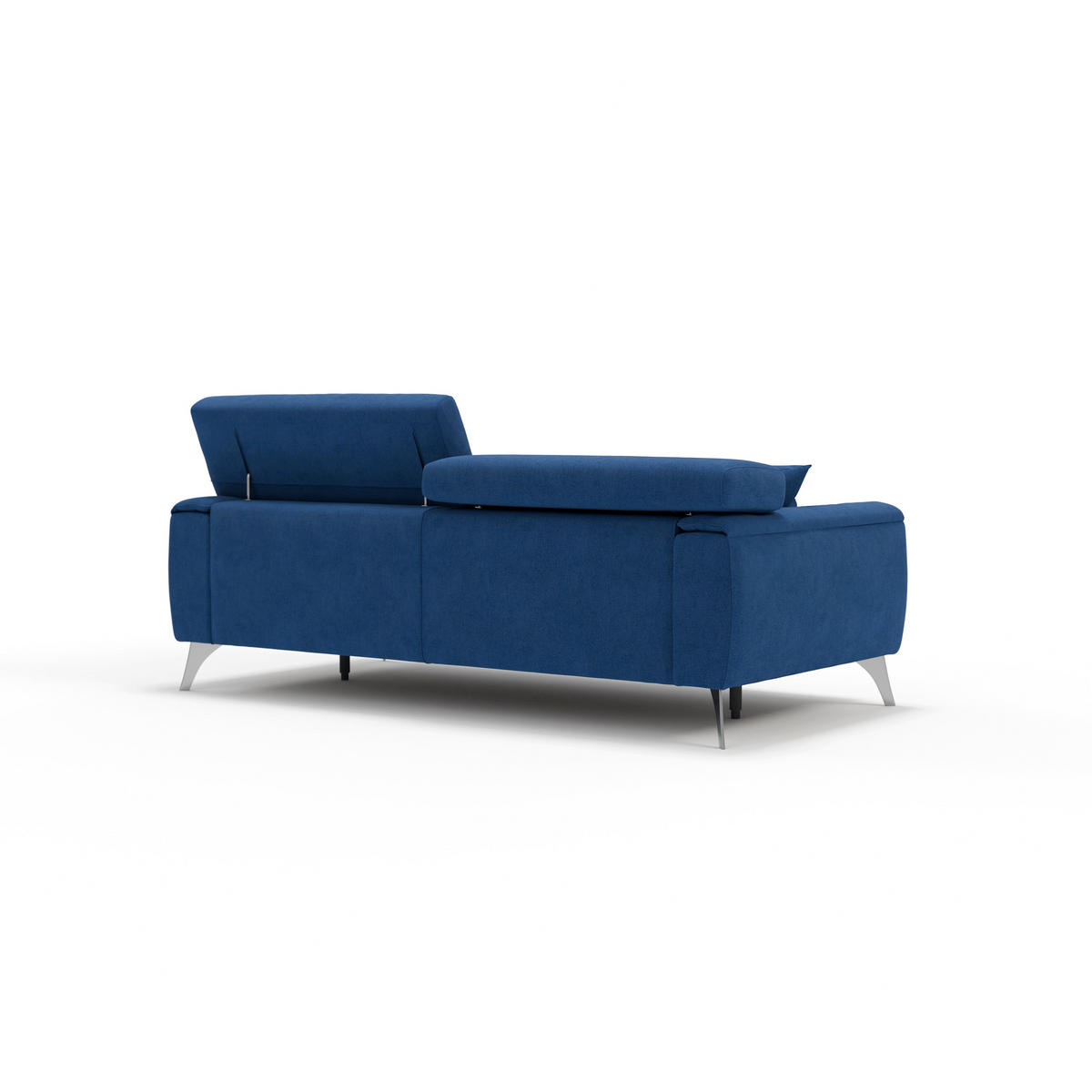 LINEARSOFA Caravaggio - Blau, Textil (199/73/102cm) - Divani.store