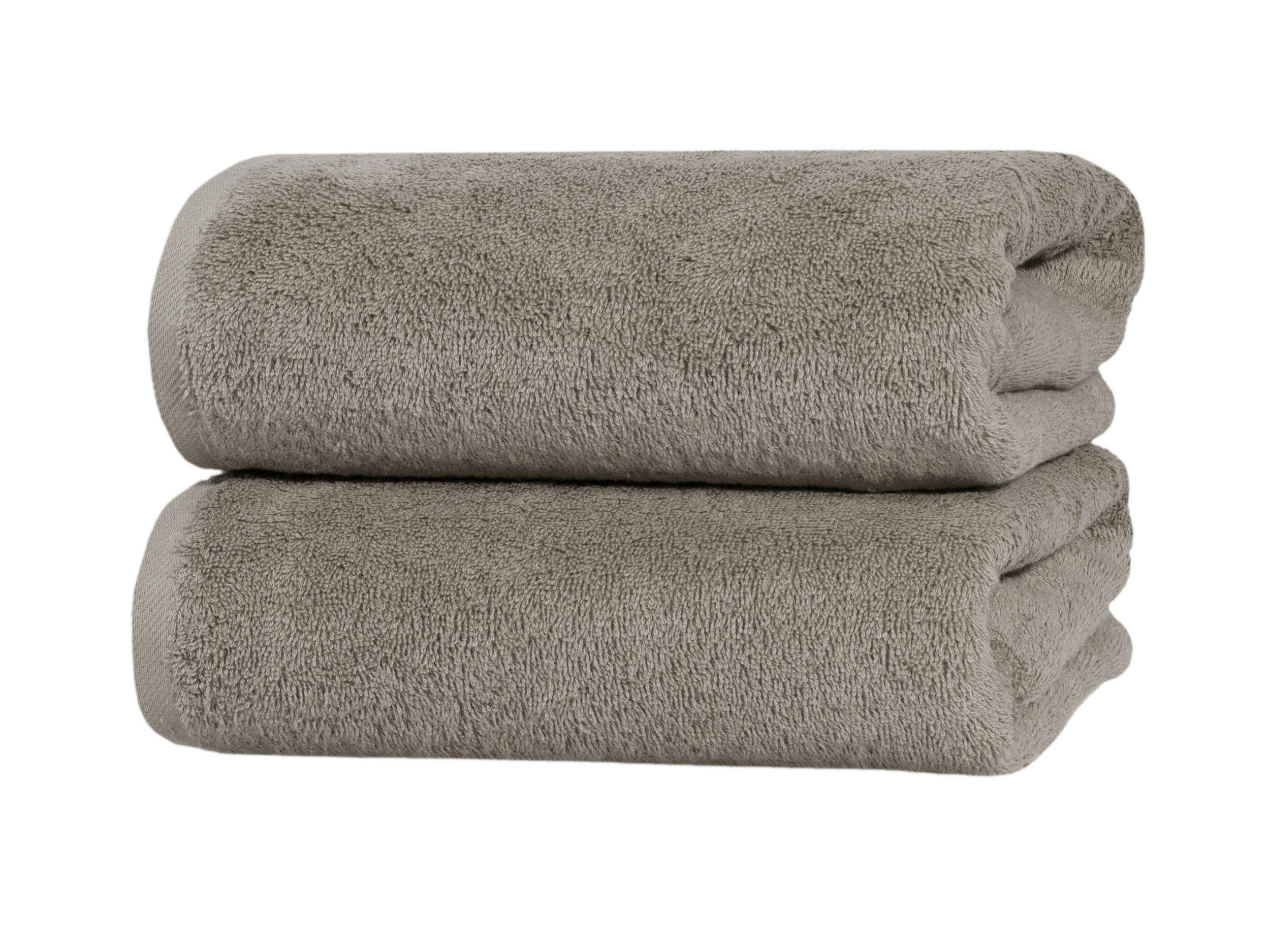 BADETUCH, 2er-Set, 100x150 cm, 100% Baumwolle, Braun - Fango, Textil (100/150cm) - Zollner