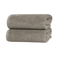 BADETUCH, 2er-Set, 100x150 cm, 100% Baumwolle, Braun - Fango, Textil (100/150cm) - Zollner