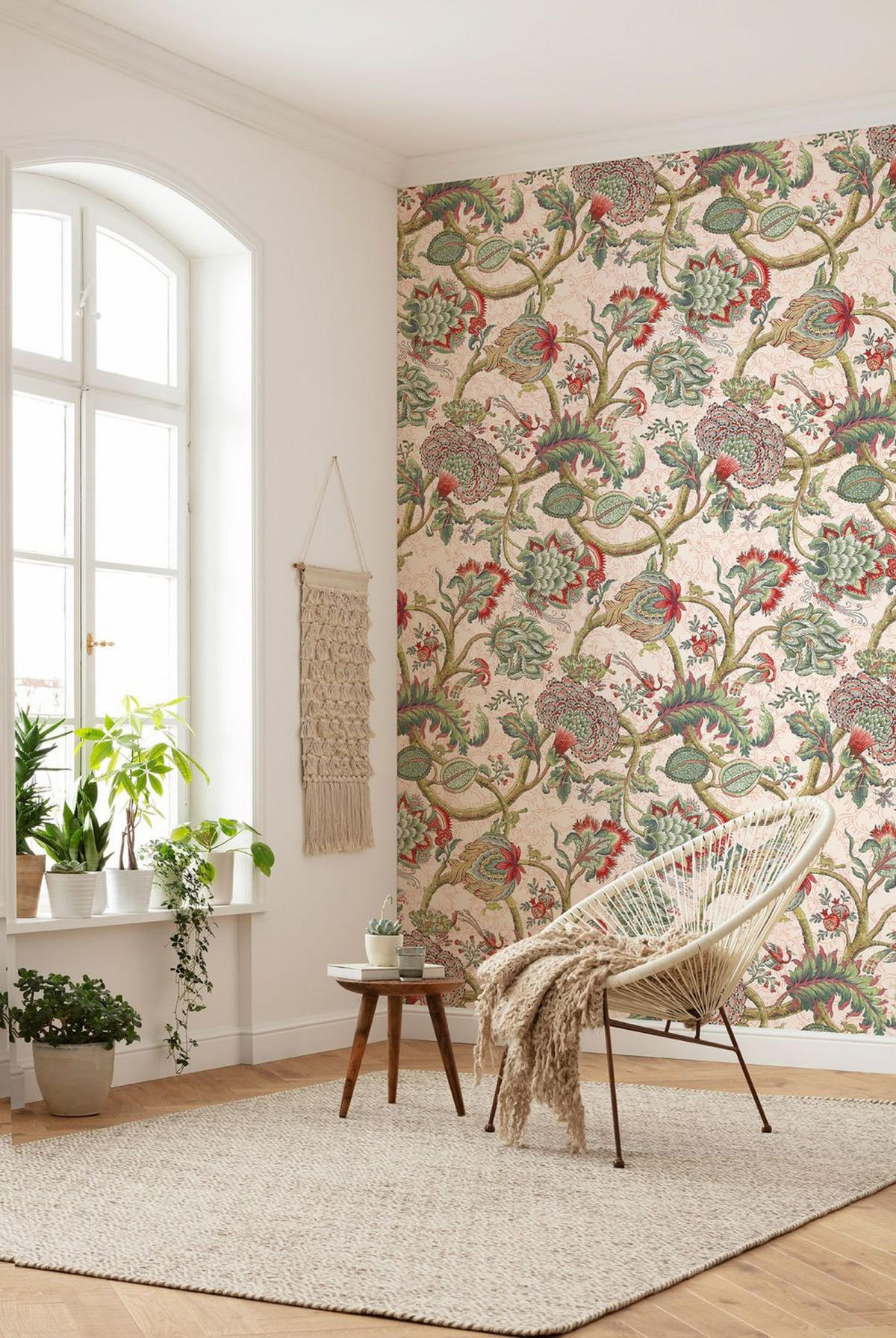 FOTOTAPETE Blumen 200 x 280 cm - Multicolor, Papier (200/280cm) - Sanders & Sanders