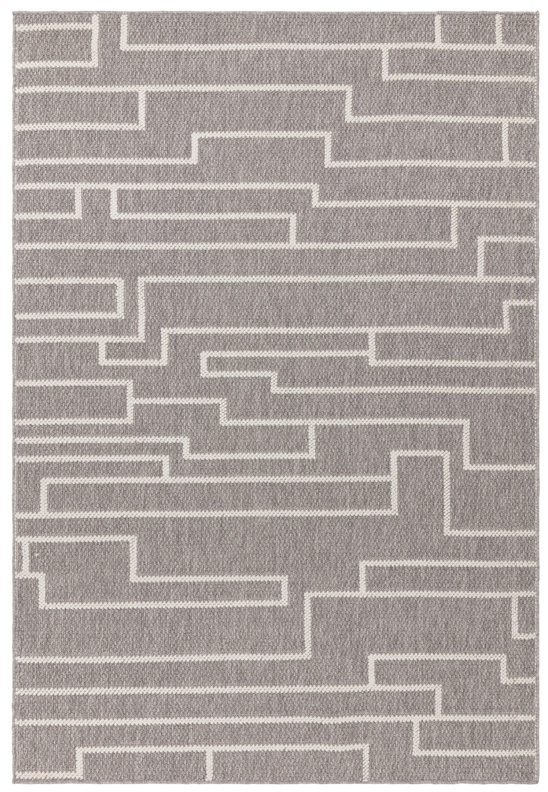 TEPPICH modern Wohn-/Schlafzimmer CANT Grau 120 x 170 cm - Grau, Textil (120/170cm) - Novatrend