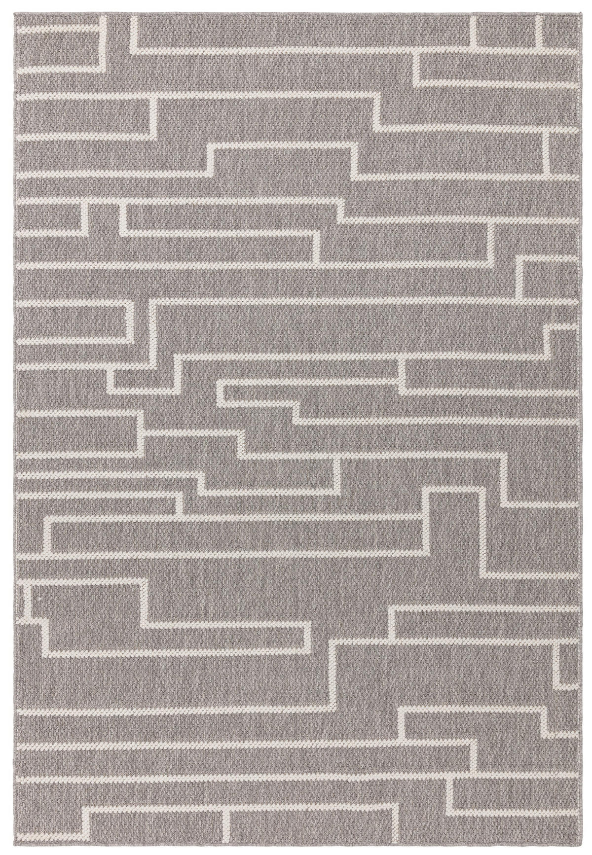 TEPPICH modern Wohn-/Schlafzimmer CANT Grau 120 x 170 cm - Grau, Textil (120/170cm) - Novatrend