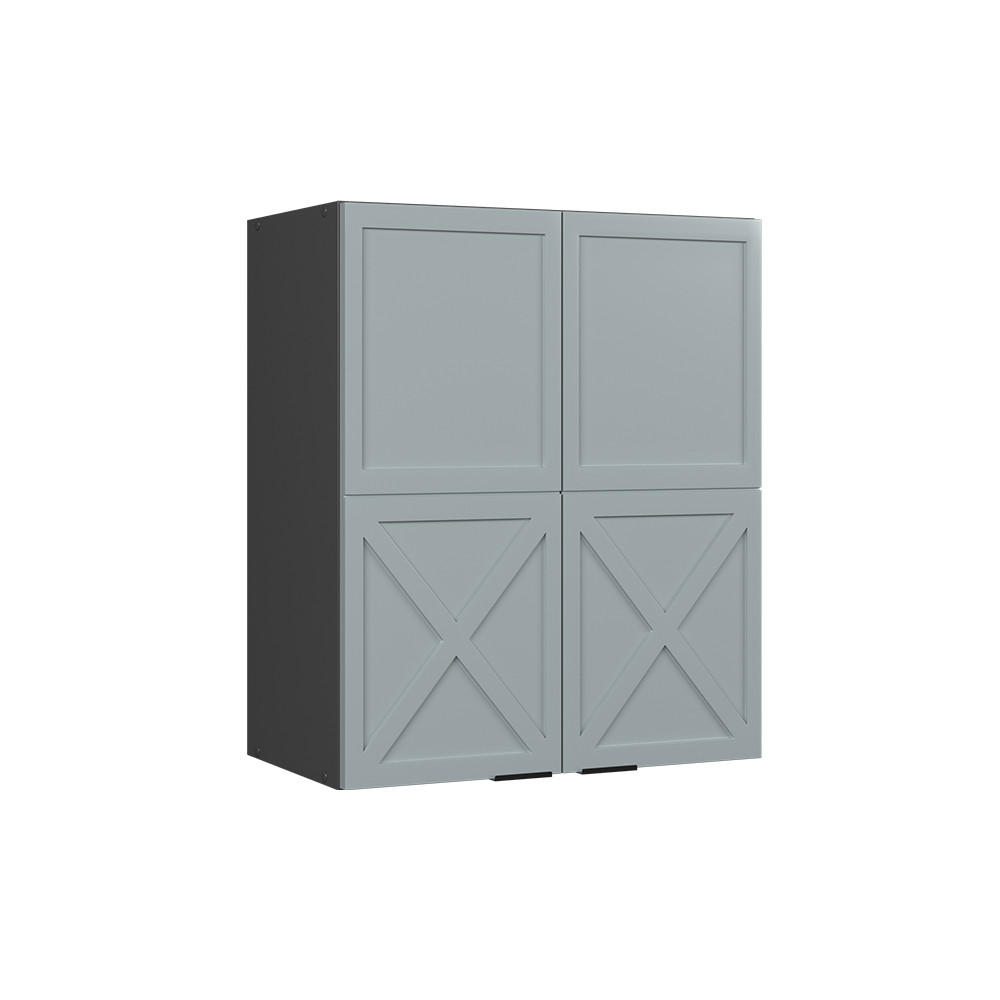 VĚŠÁK NA STĚNU Fame-Line Světle modrošedá - antracitová/světle modrá, kompozitní dřevo (60/72/34.1cm) - Vicco