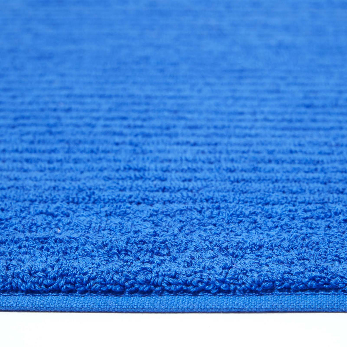 BADEMATTE Imperial 50/80 cm, Baumwolle - Dunkelblau, Textil (50/80cm) - Homescapes