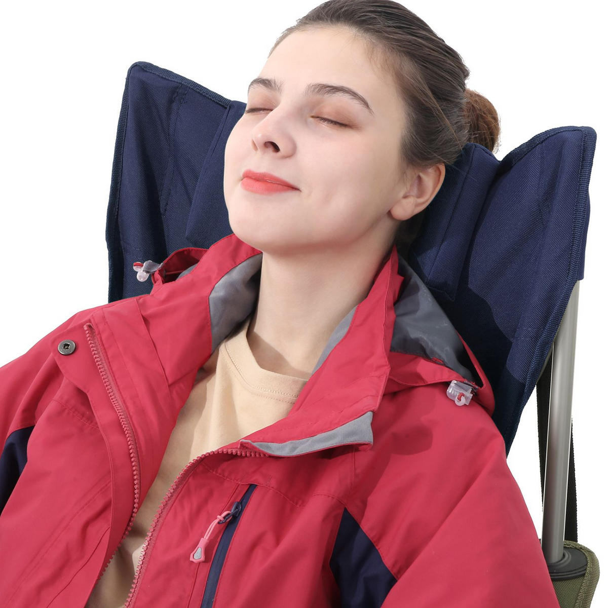 CAMPINGSTUHL KLAPPSTUHL - Blau, Textil (70/91/81cm) - Hansiro