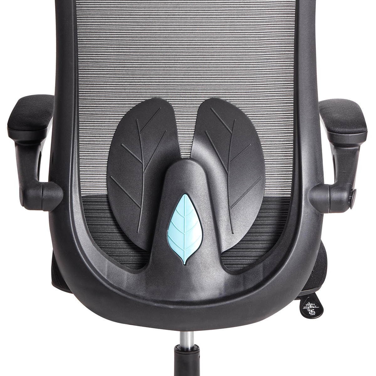BÜROSTUHL Schwarz Overlord - Schwarz, Textil (49/100/63cm) - Beliani