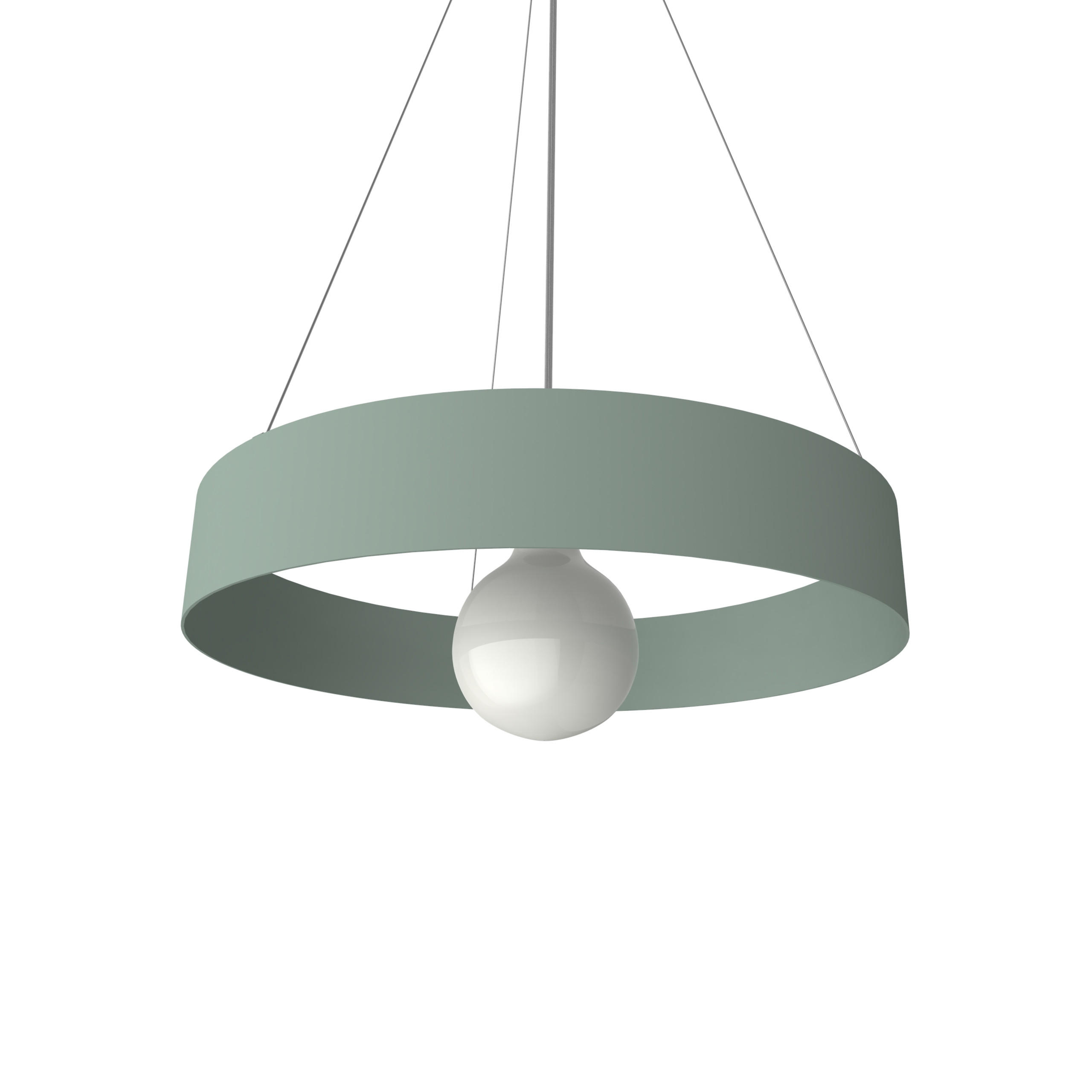 HÄNGELEUCHTE - Grün, Metall (40/40/6cm) - Lumicom
