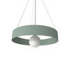 HÄNGELEUCHTE - Grün, Metall (40/40/6cm) - Lumicom