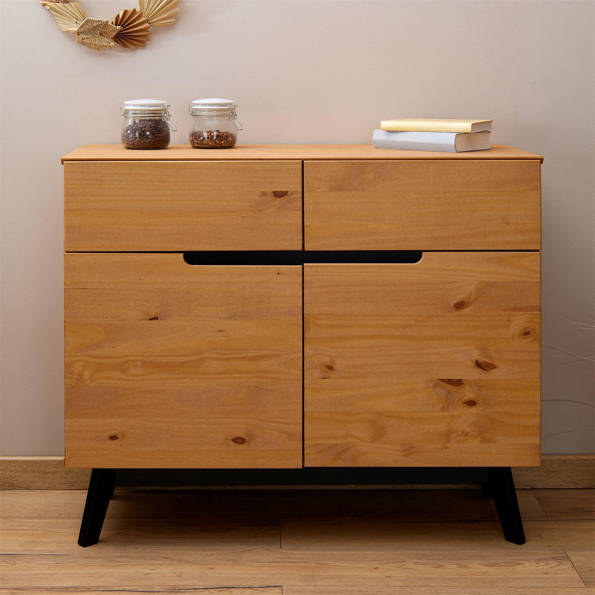 KOMMODE TIBOR - Kieferfarben, Holz (98/84/40cm) - IDIMEX