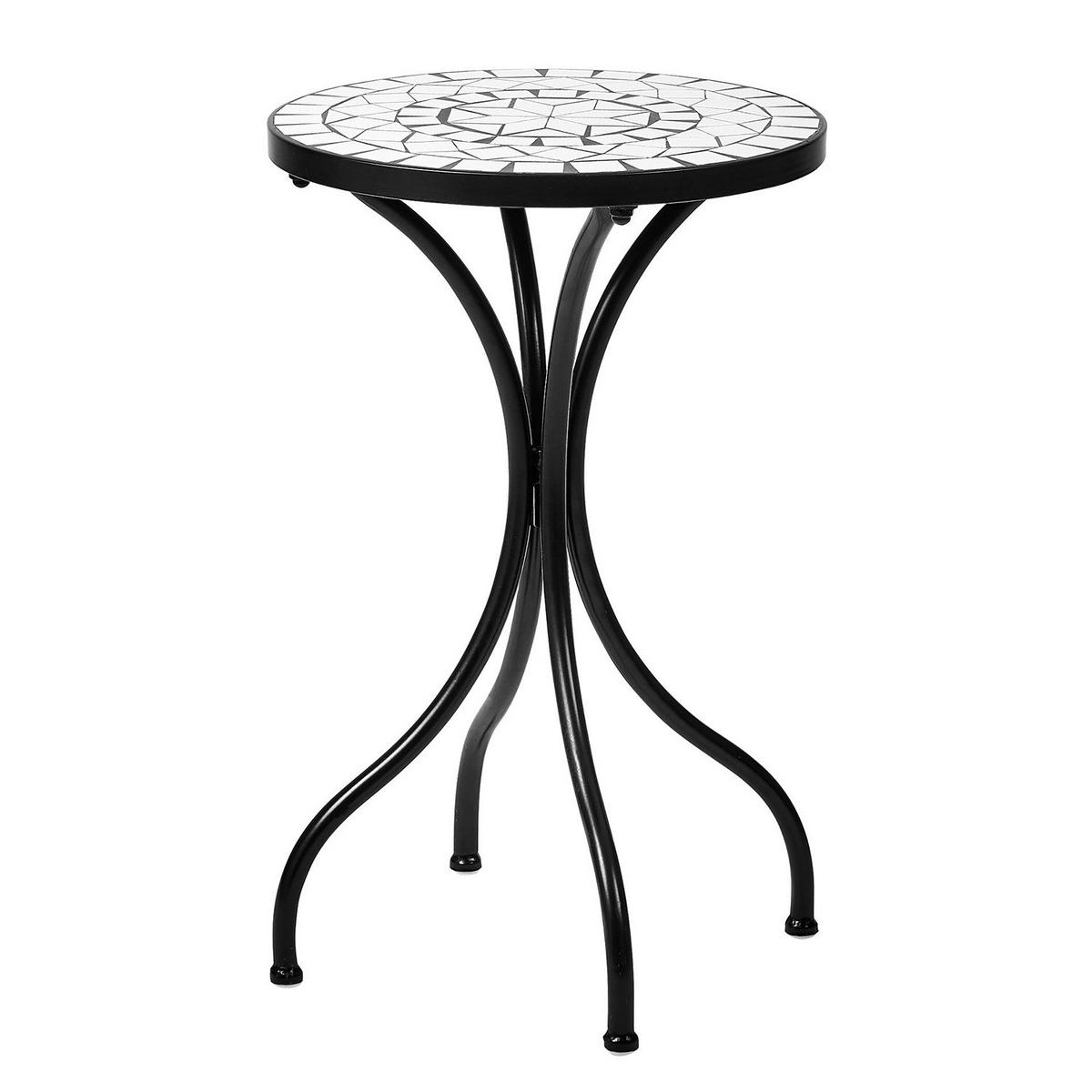 BEISTELLTISCH Palazzo - Weiß, Metall (35/35/54cm) - Butlers