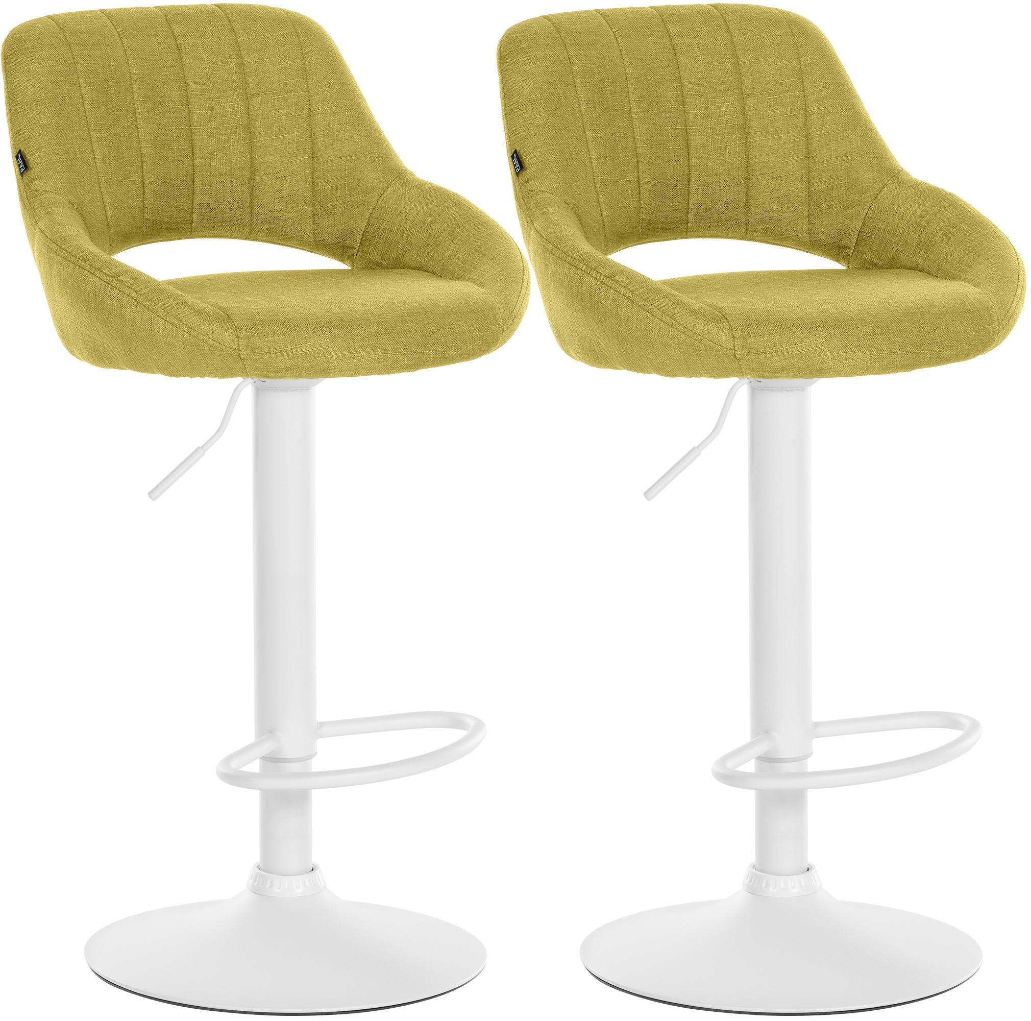 BARHOCKER 2 Stoff Grün - Grün, Textil (47/85/48cm) - CLP