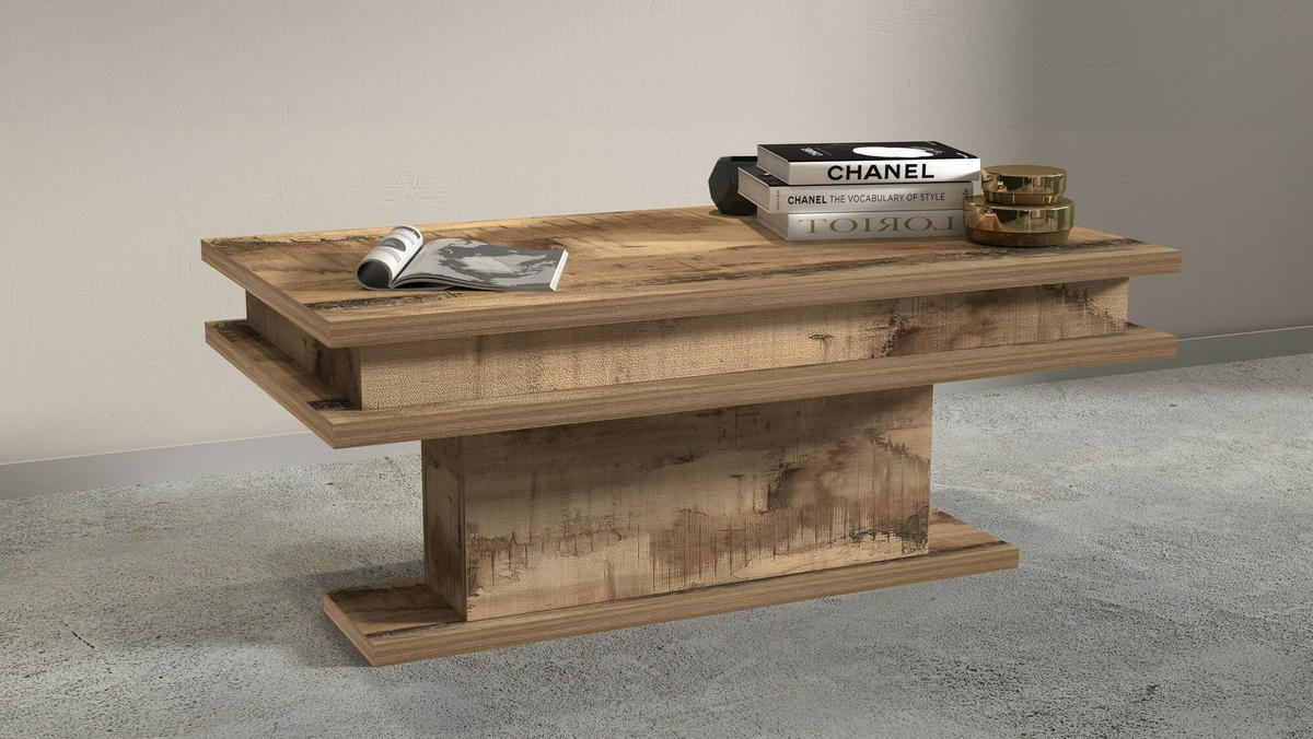 WOHNZIMMERTISCH Ahorn 55/100/42 cm - Braun, Holzwerkstoff (55/100/42cm) - DMORA
