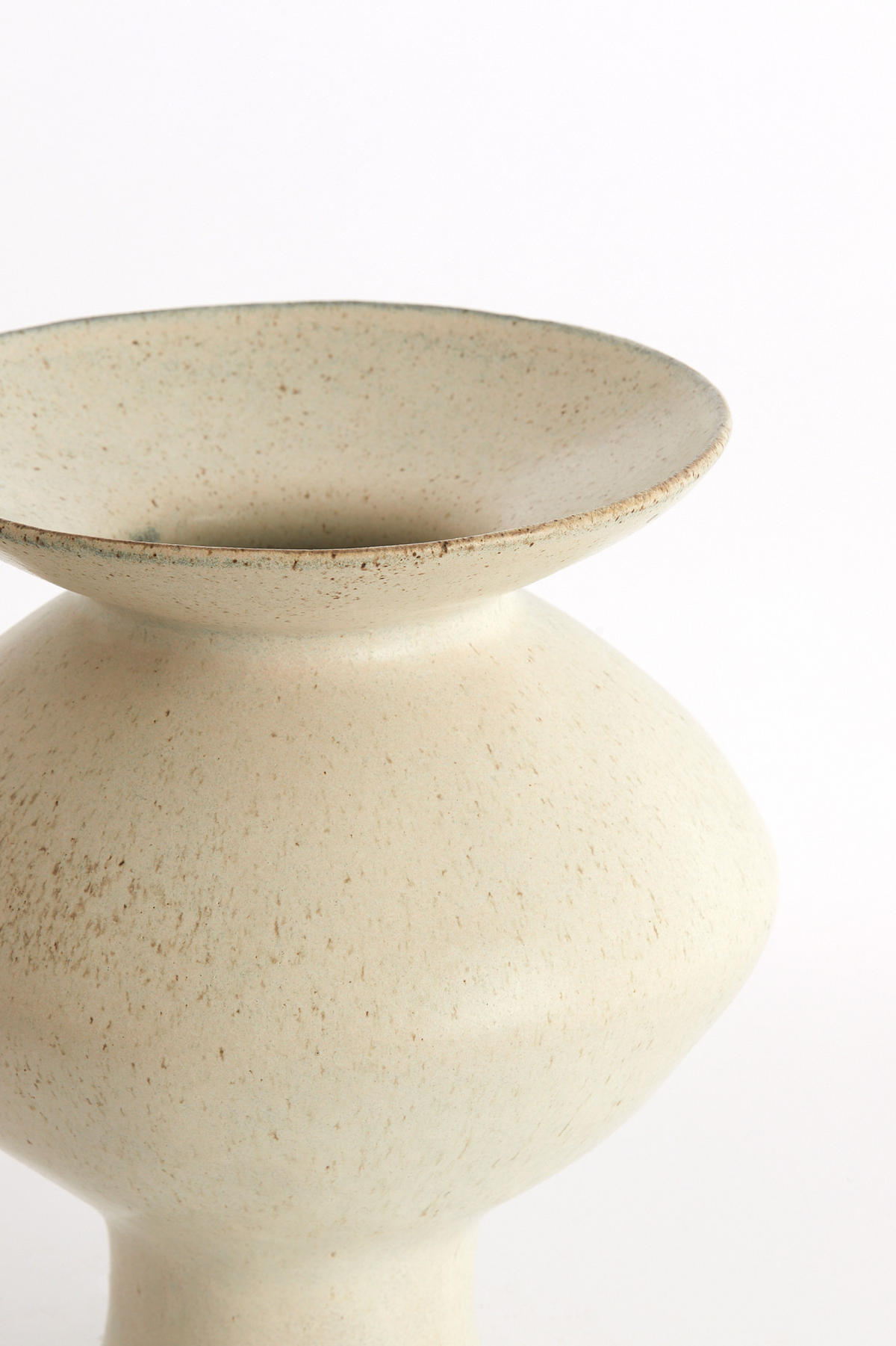 VASE Ajuda Weiß Ø25,5/29 cm - Weiß, Keramik (29cm) - Light & Living