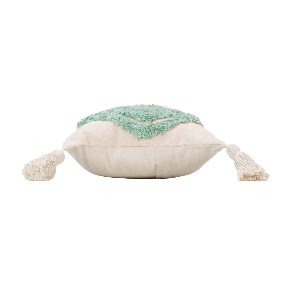ZIERKISSEN Athena 30/50 cm - Grün, Naturmaterialien (30/50cm) - Douceur d´intérieur