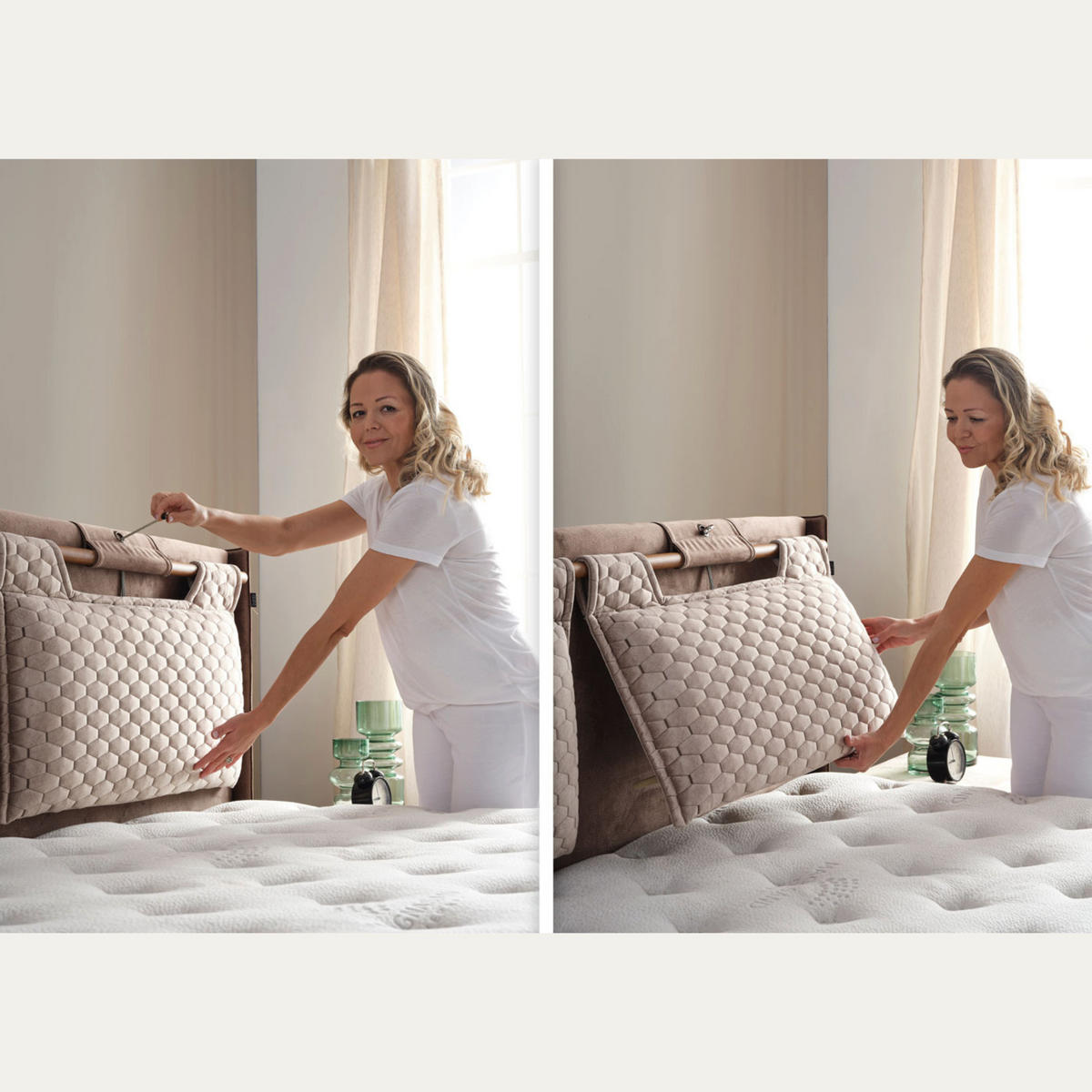 BOXBETT 180x200 Magnasand Therapy - Braun, Holz (180/200cm) - Bambi