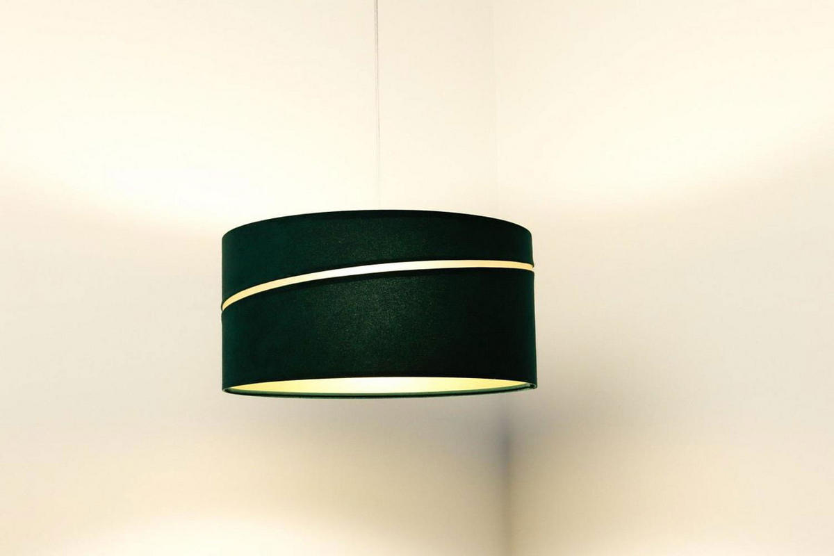 HÄNGELEUCHTE Grün 60/30 cm - Goldfarben/Grün, Kunststoff (60/0.4/30cm) - ONZENO