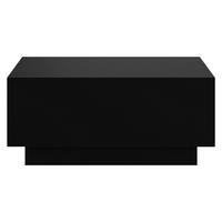 COUCHTISCH Moon 90x60 - Schwarz, Holzwerkstoff (60/90/40cm) - MIRJAN24