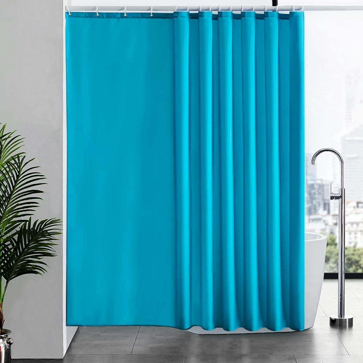 DUSCHVORHANG Aquamarine 244 x 200 cm - Türkis, Textil (200/244cm)