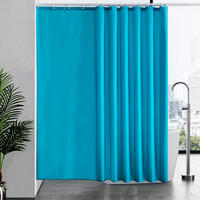 DUSCHVORHANG Aquamarine 244 x 200 cm - Türkis, Textil (200/244cm)