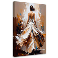 LEINWANDBILD Menschen & Charaktere 60x90cm - Beige, Textil (60/90cm) - Feeby