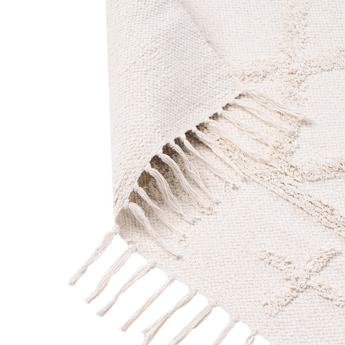 BĚHOUN Tozlu 230/80 cm - béžová, textil (80/230cm) - Beliani