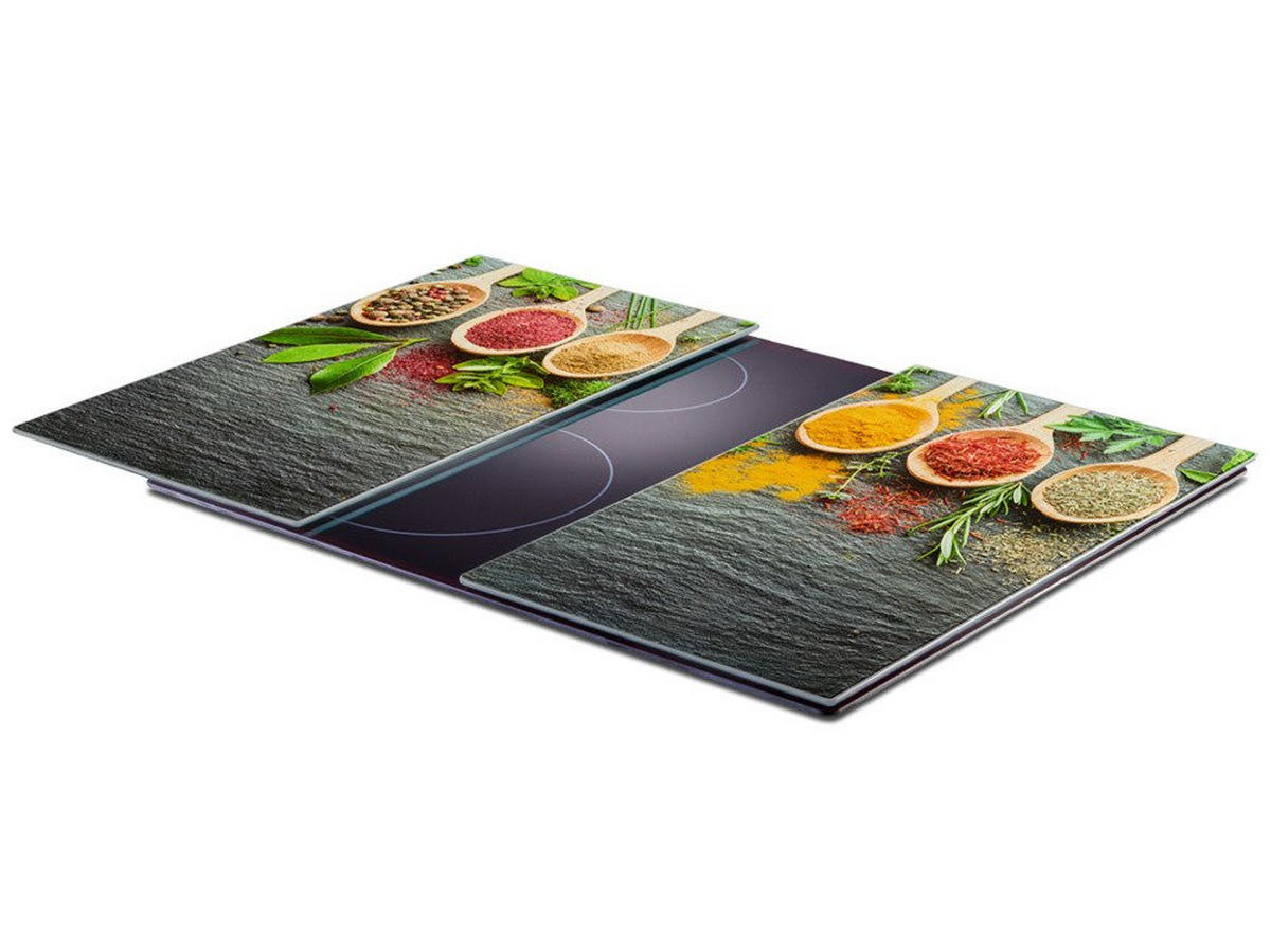 KÜCHENTELLER aus gehärtetem Glas 52/30 cm - Multicolor, Glas (30/52cm) - ZELLER